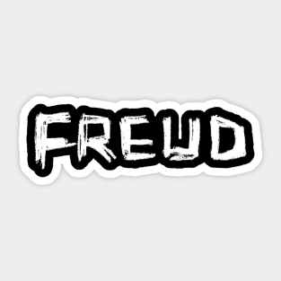 Freud, Handwritten Name Sticker